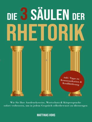 cover image of Die 3 Säulen der Rhetorik